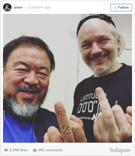 艾未未发布的一张照片 (@aiww) onSep 16, 2015 at 10:10am PDT